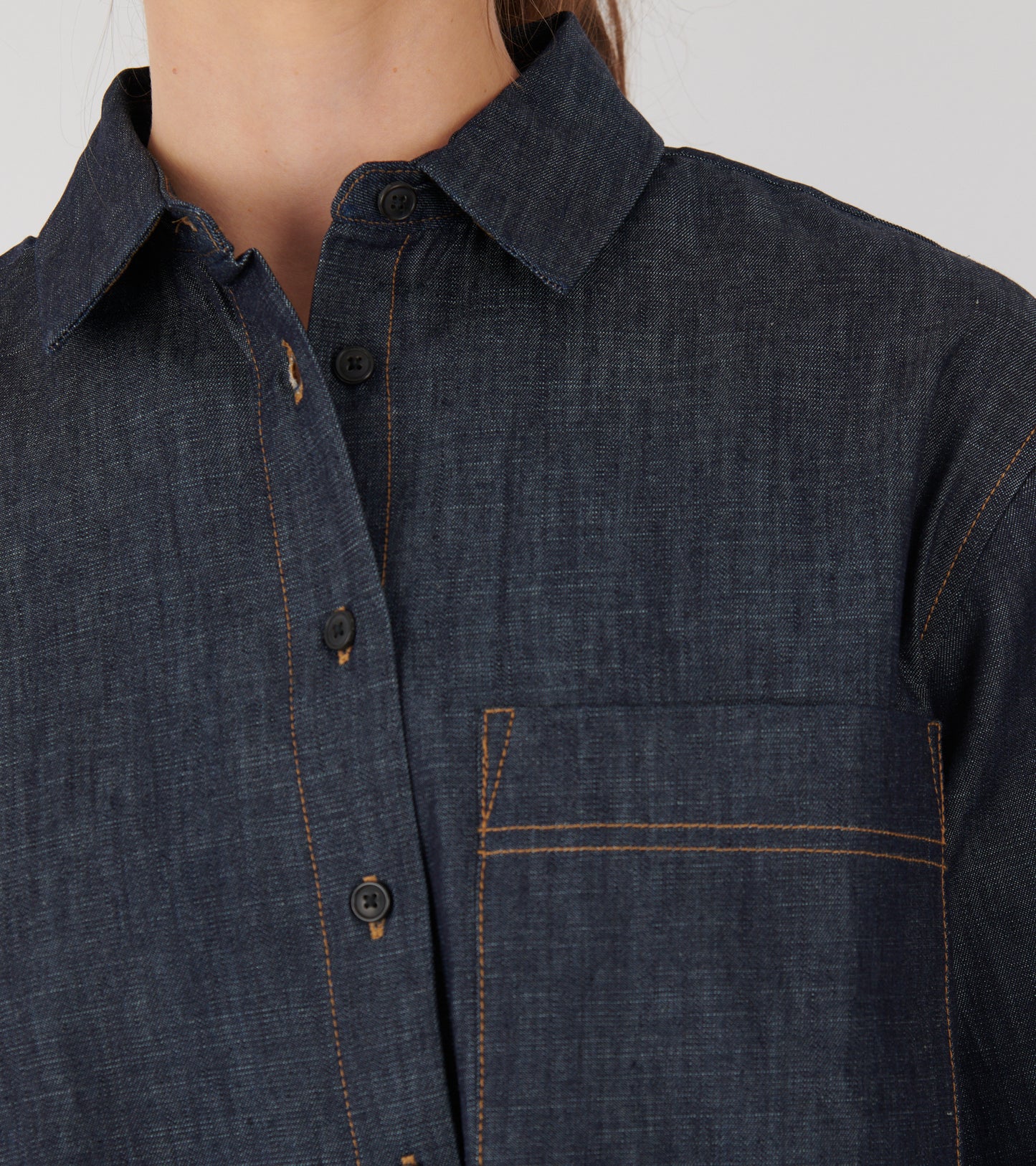 Lynette Shirt Denim Classic Blue