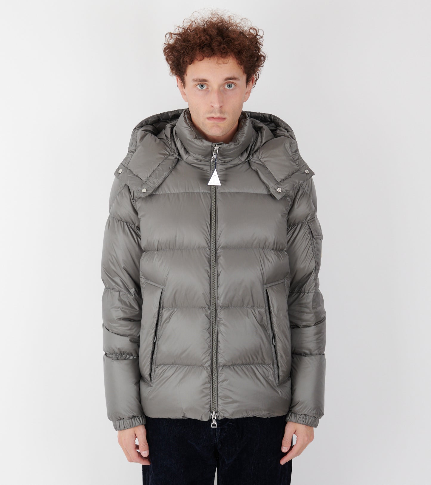 Couyere Hooded Down Jacket Grey