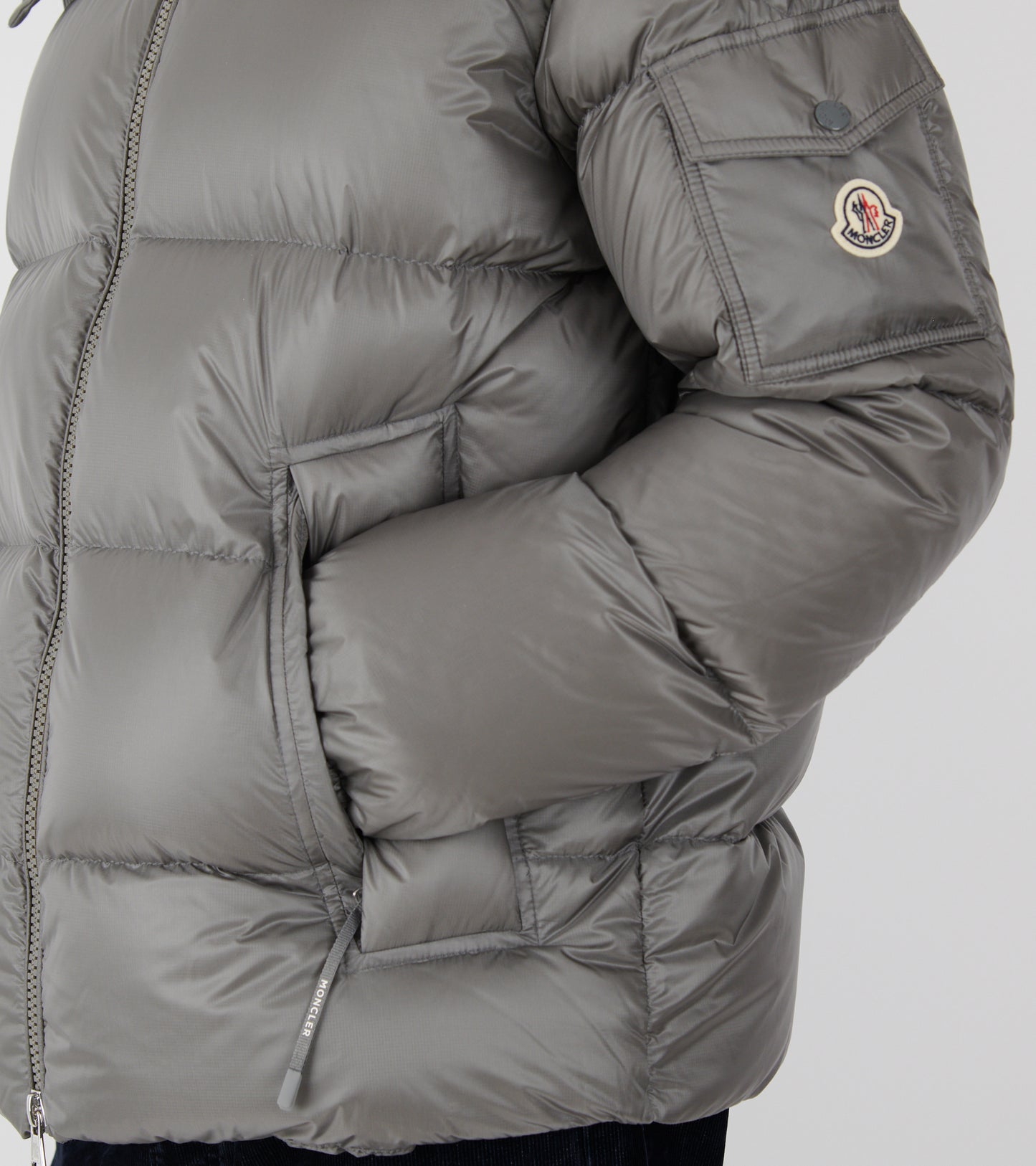 Couyere Hooded Down Jacket Grey
