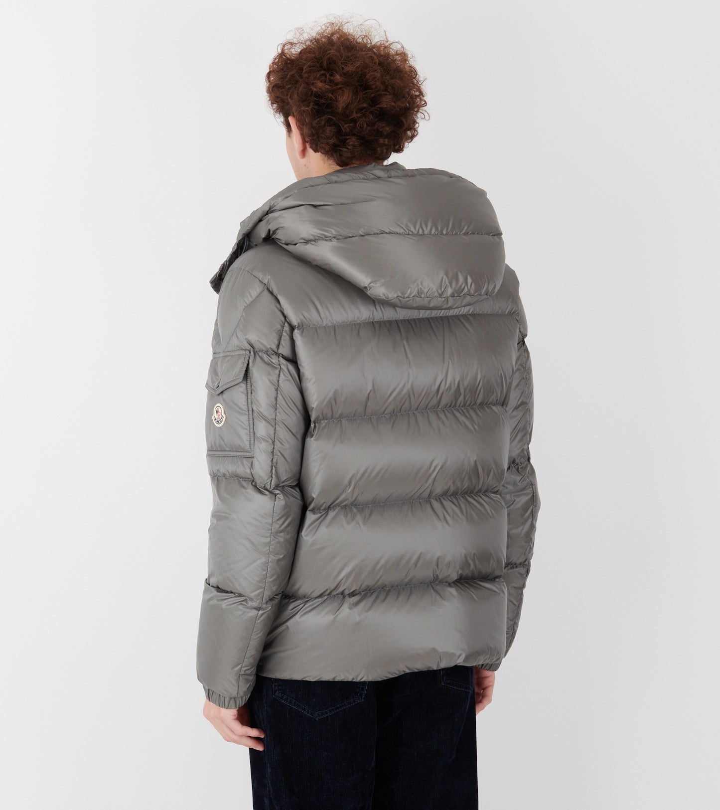 Couyere Hooded Down Jacket Grey