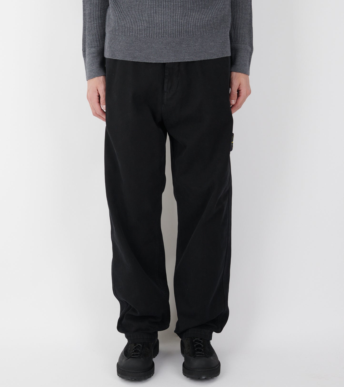 Canvas Trousers Black