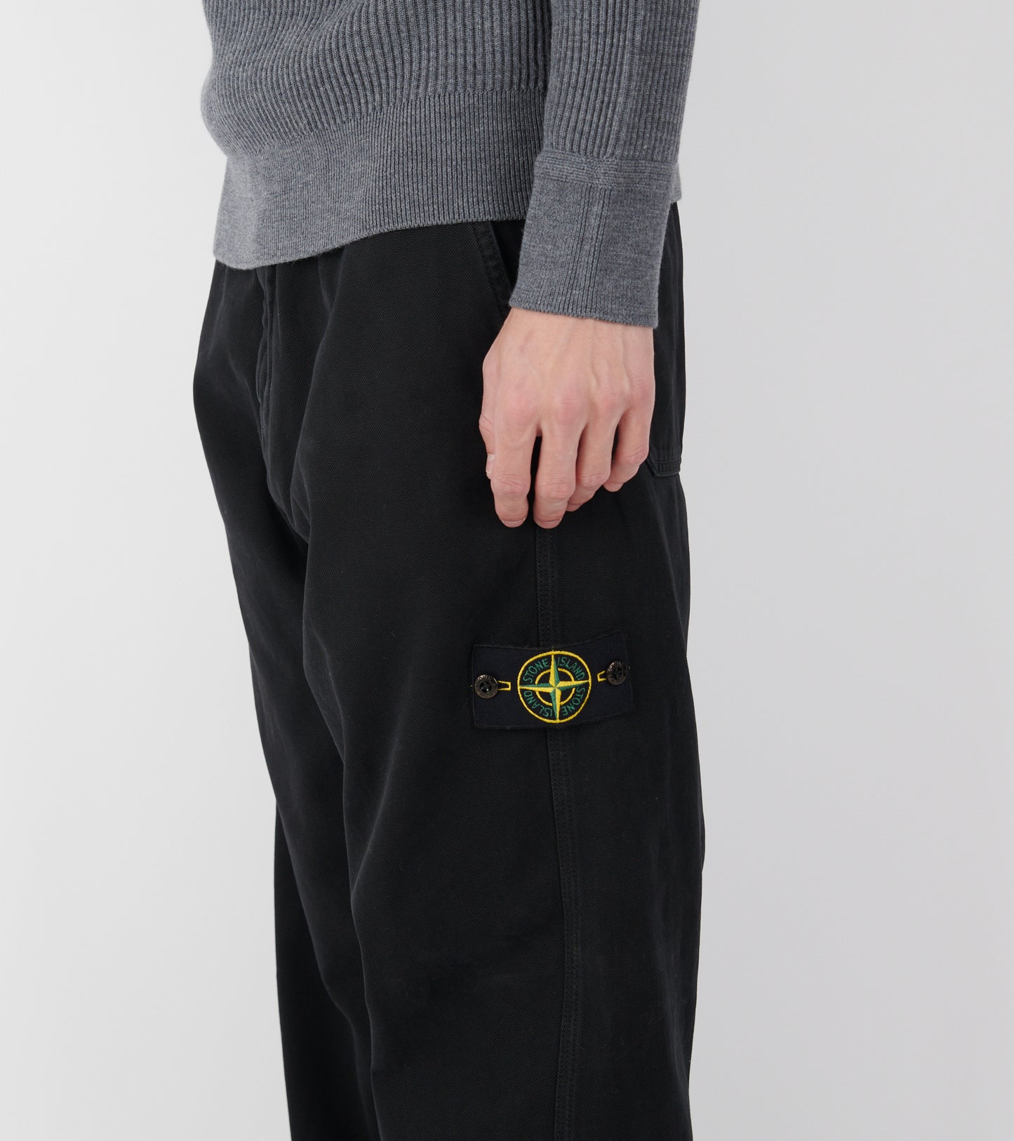 Canvas Trousers Black