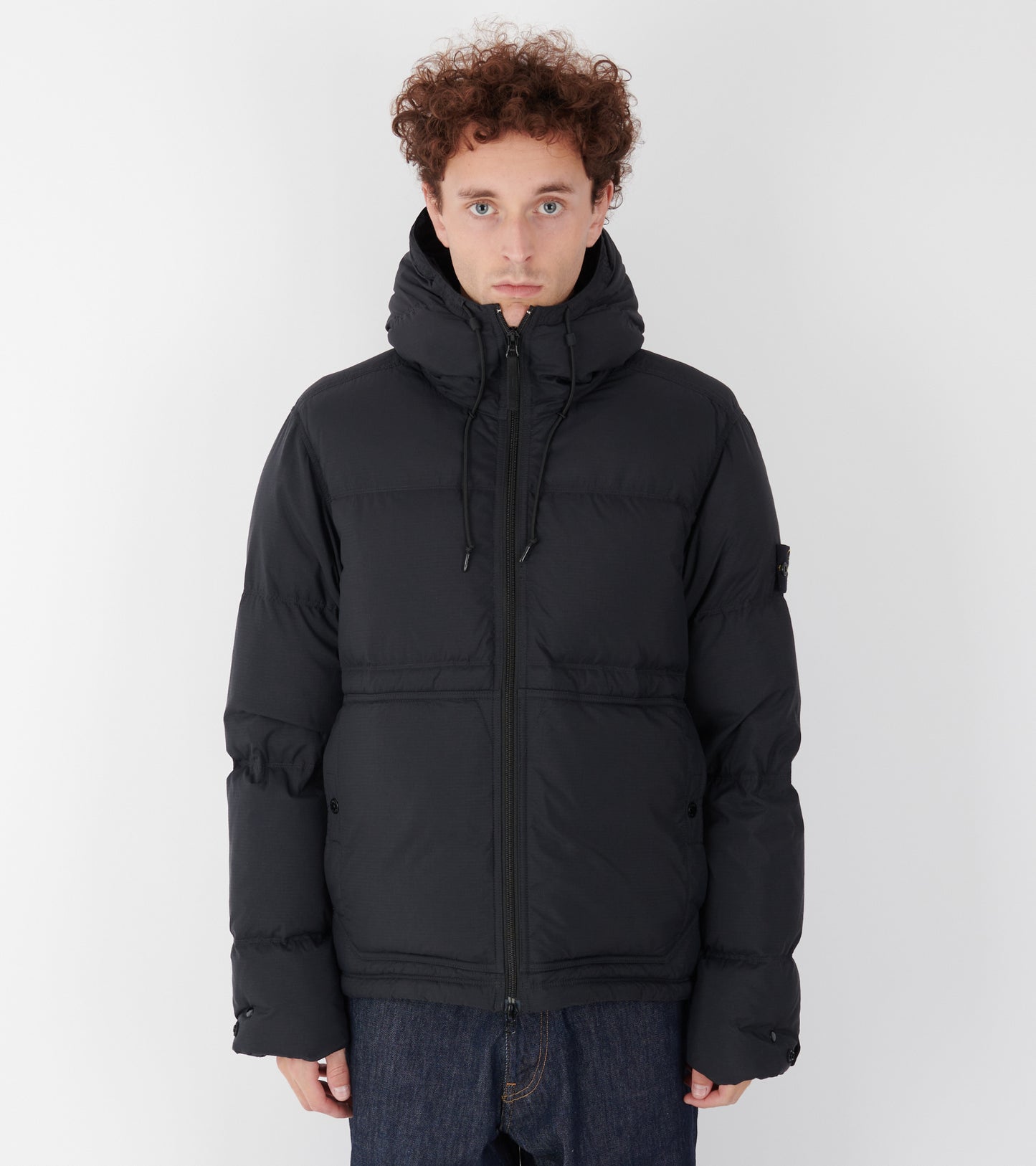 Matt Ripstop Cordura Down Jacket Black