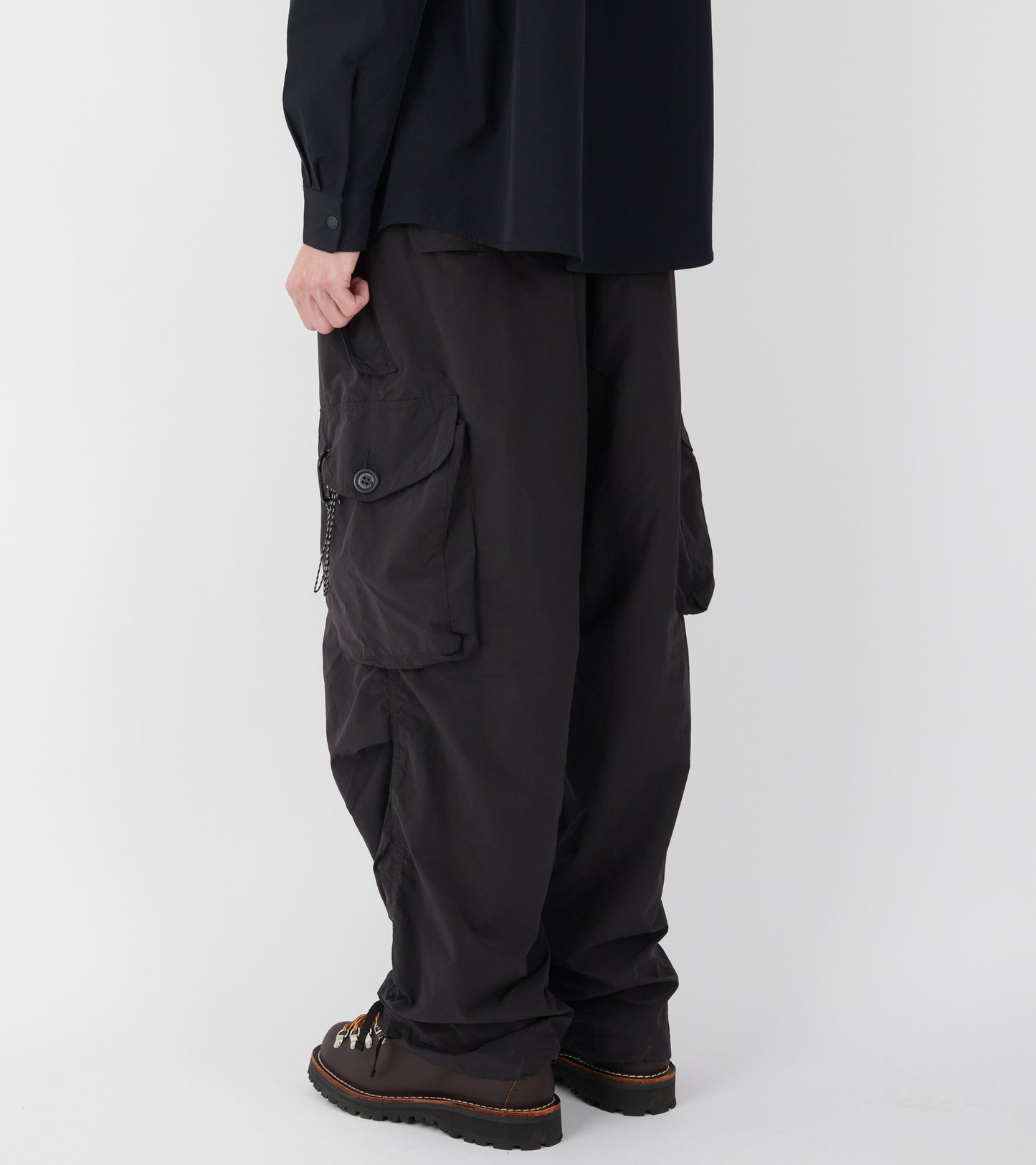Oversized Cargo Pants Black