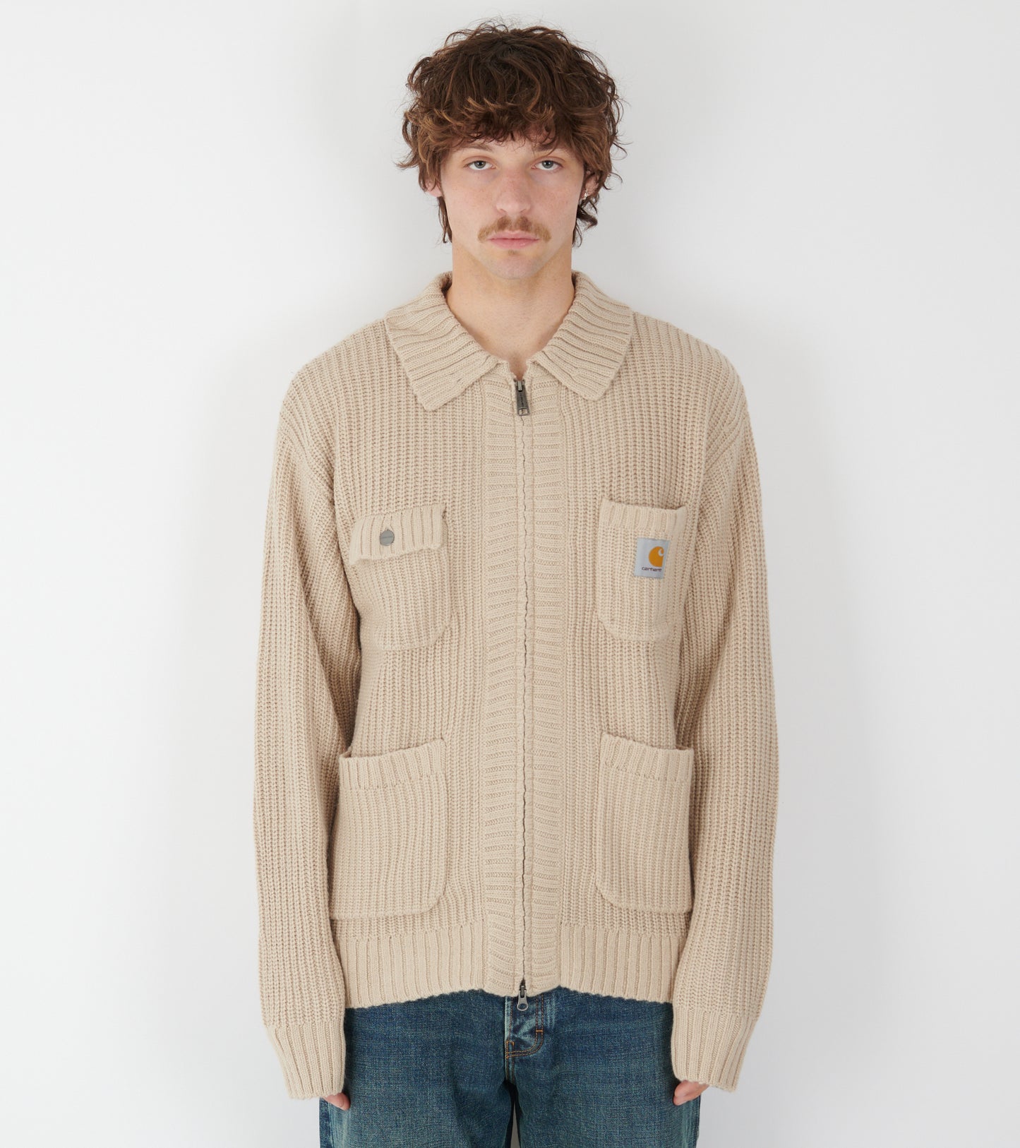 Chore Knit Jacket Fleur De Sel