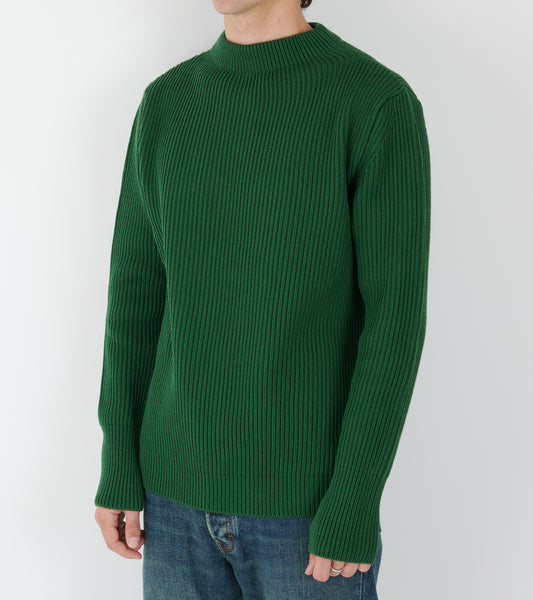 Navy Crewneck Green