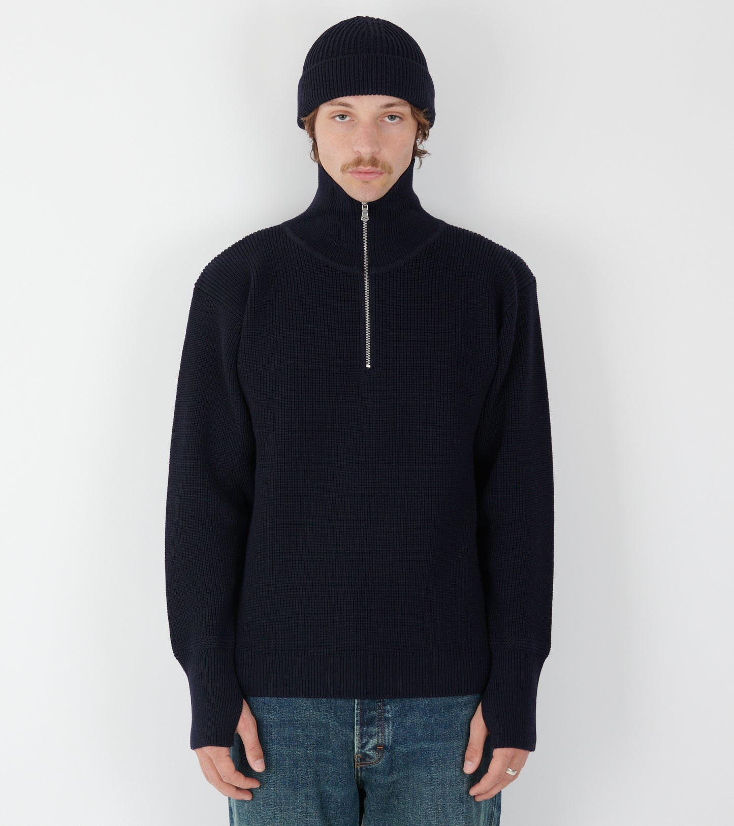 Beanie Medium Navy Blue
