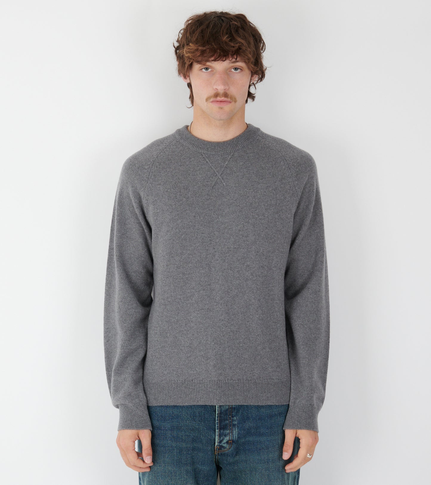 Merino Crewneck Sweater Grey