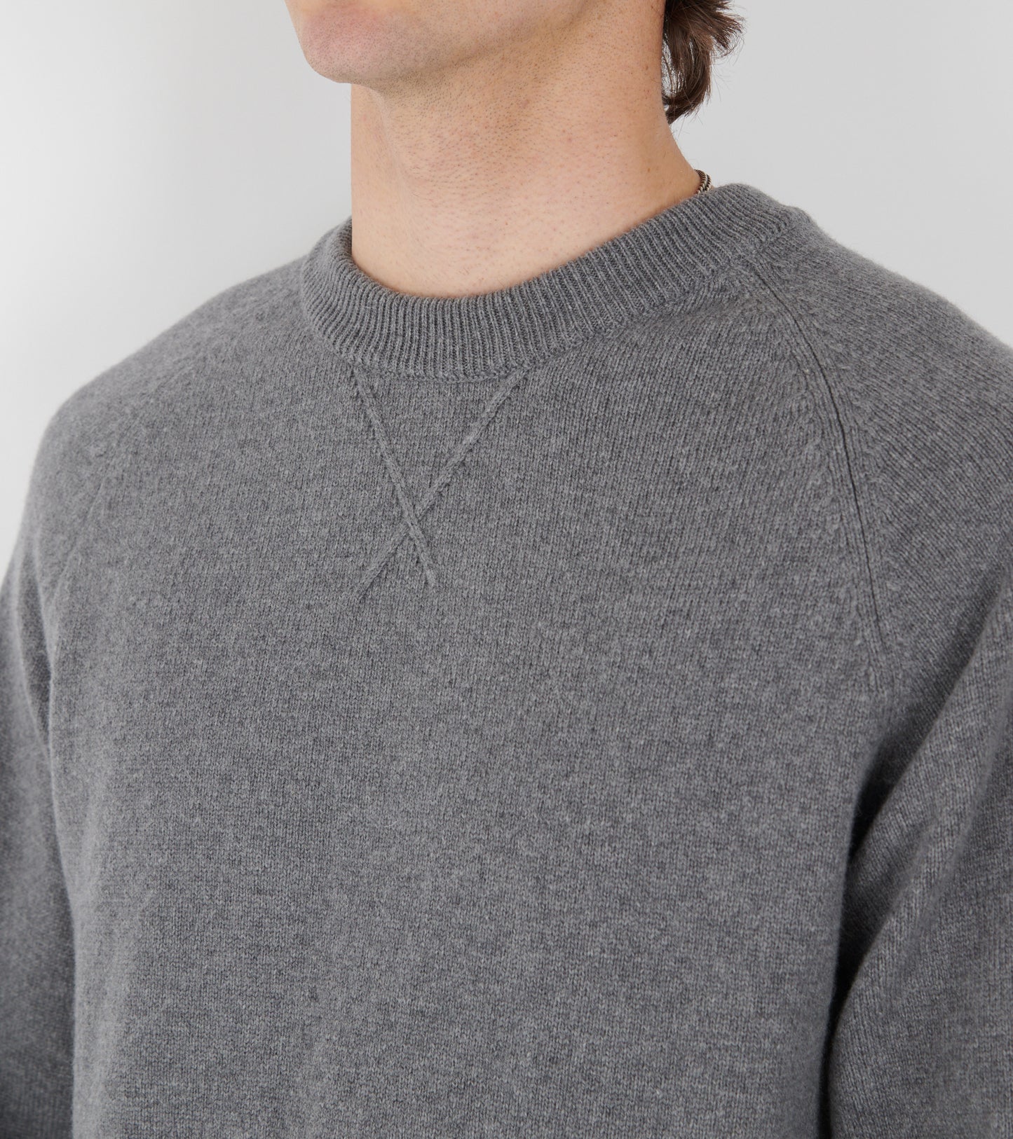 Merino Crewneck Sweater Grey