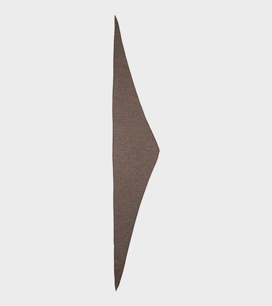Scarf Triangle Wool Brown
