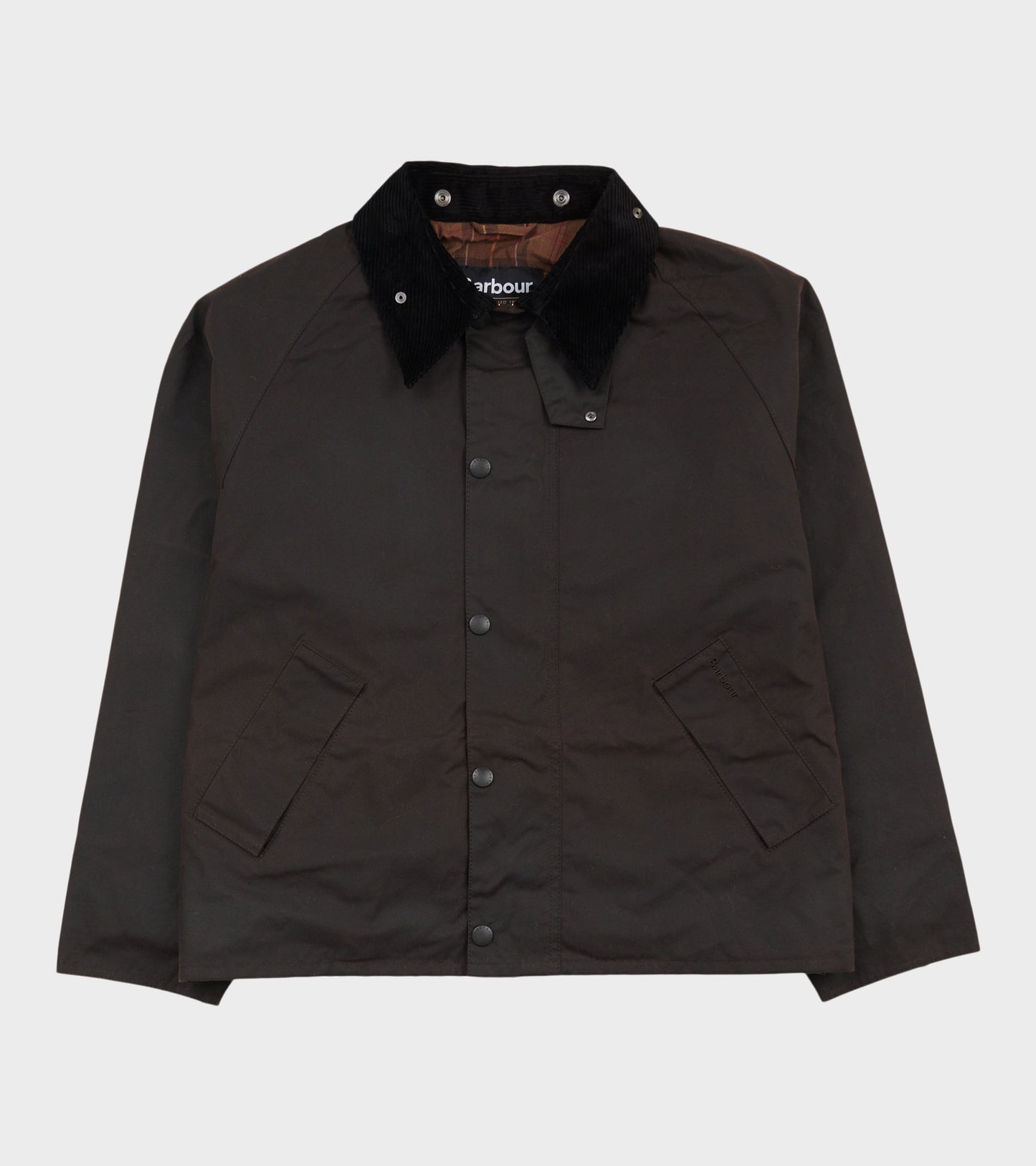 Barbour OS Transport Wax Jacket Brown