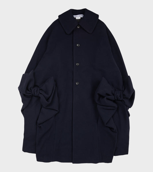 Bow Coat Navy