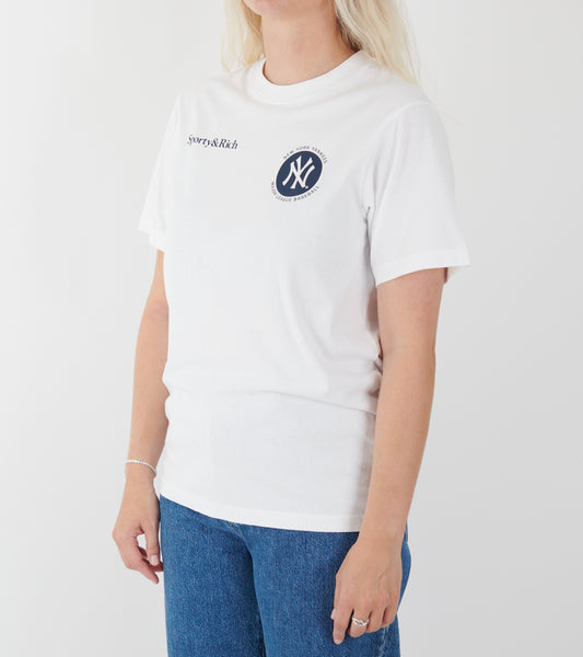 Major League T-shirt White/Navy