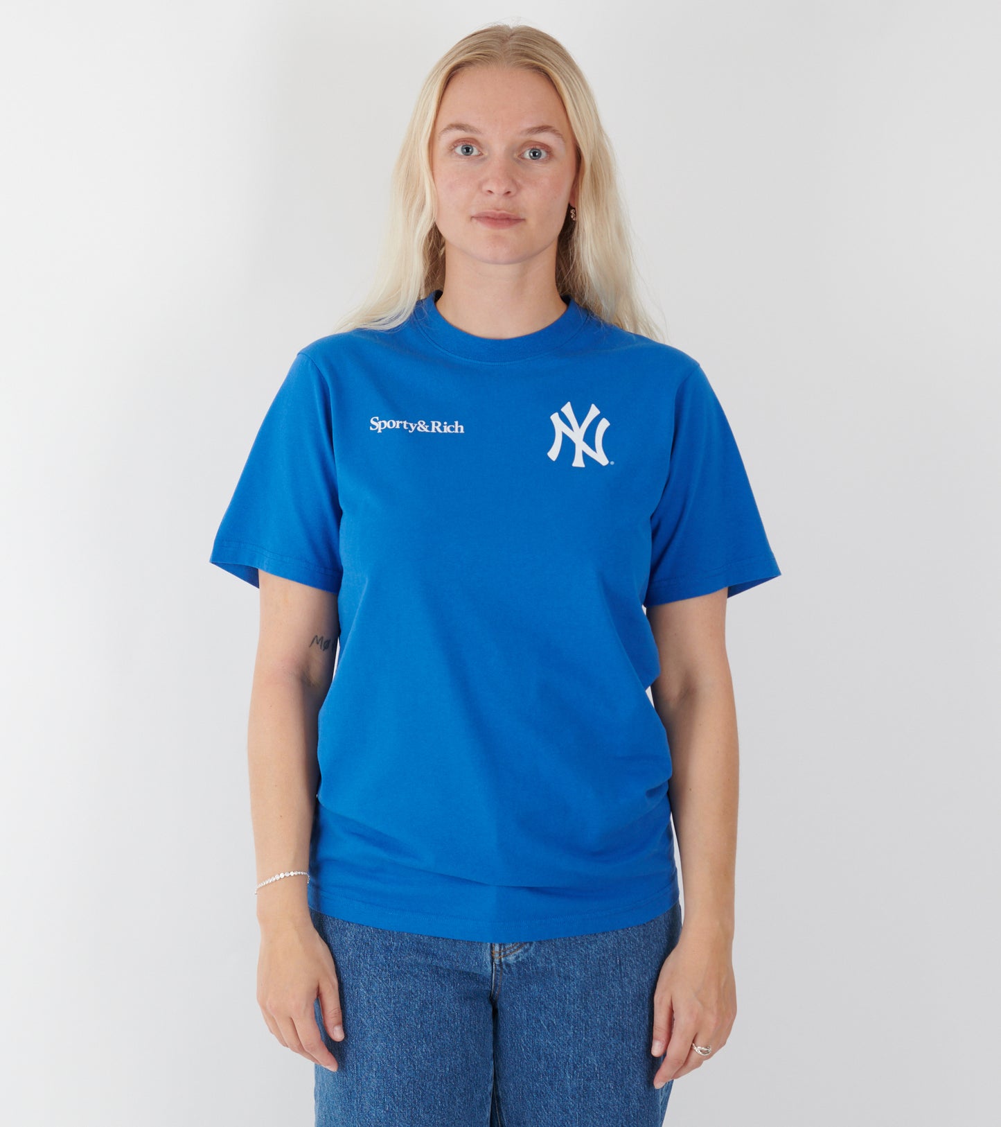 Slugger T-shirt Team Blue/White