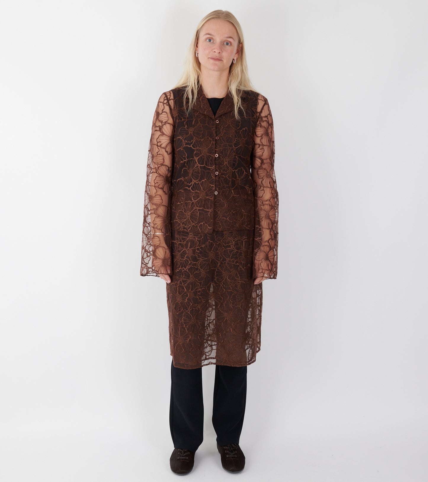 Flora Shirt Brown
