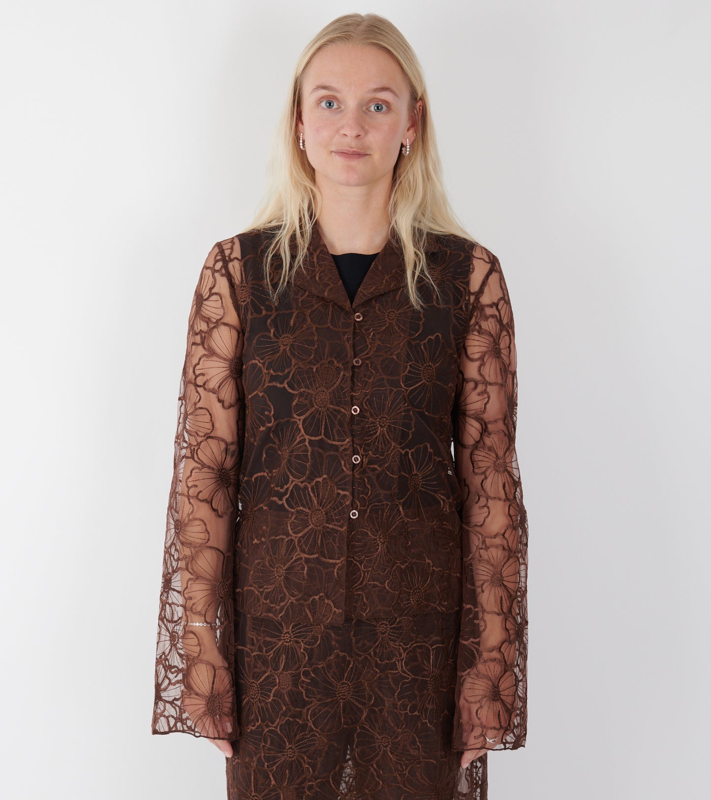 Flora Shirt Brown