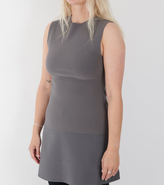 Lay2 Drape Top Silver