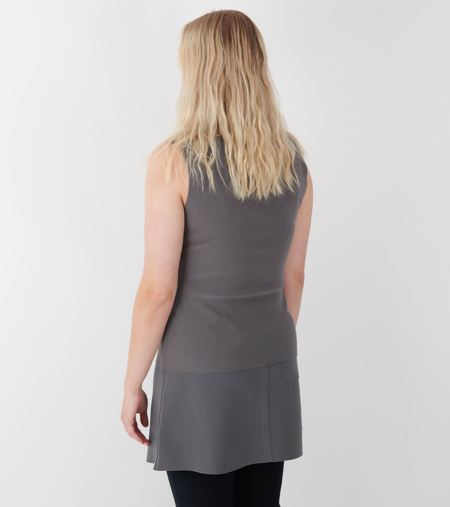 Lay2 Drape Top Silver