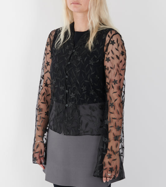 Flora Shirt Black