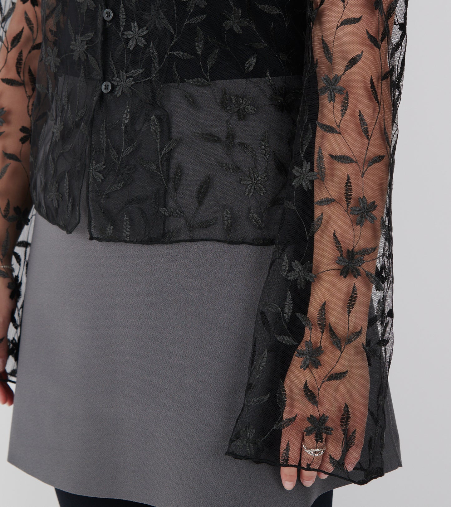 Flora Shirt Black
