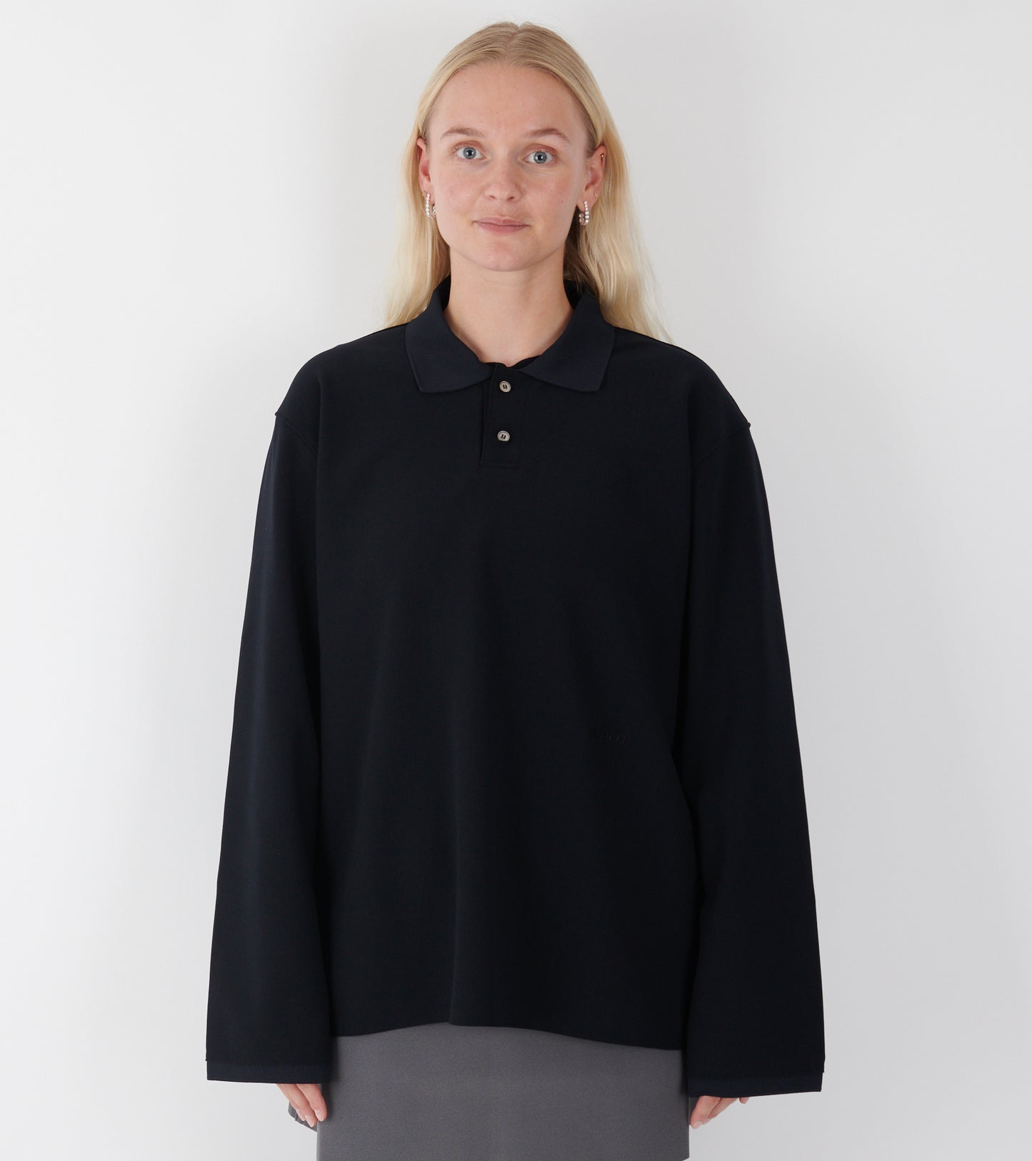 Lay2 Long-Sleeve Polo Ink