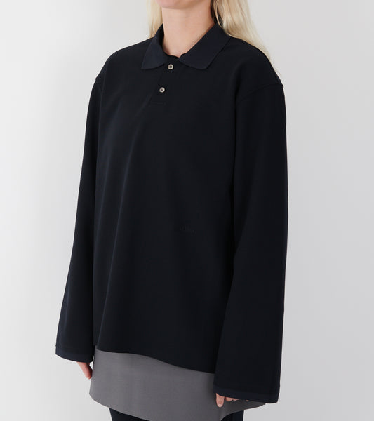 Lay2 Long-Sleeve Polo Ink