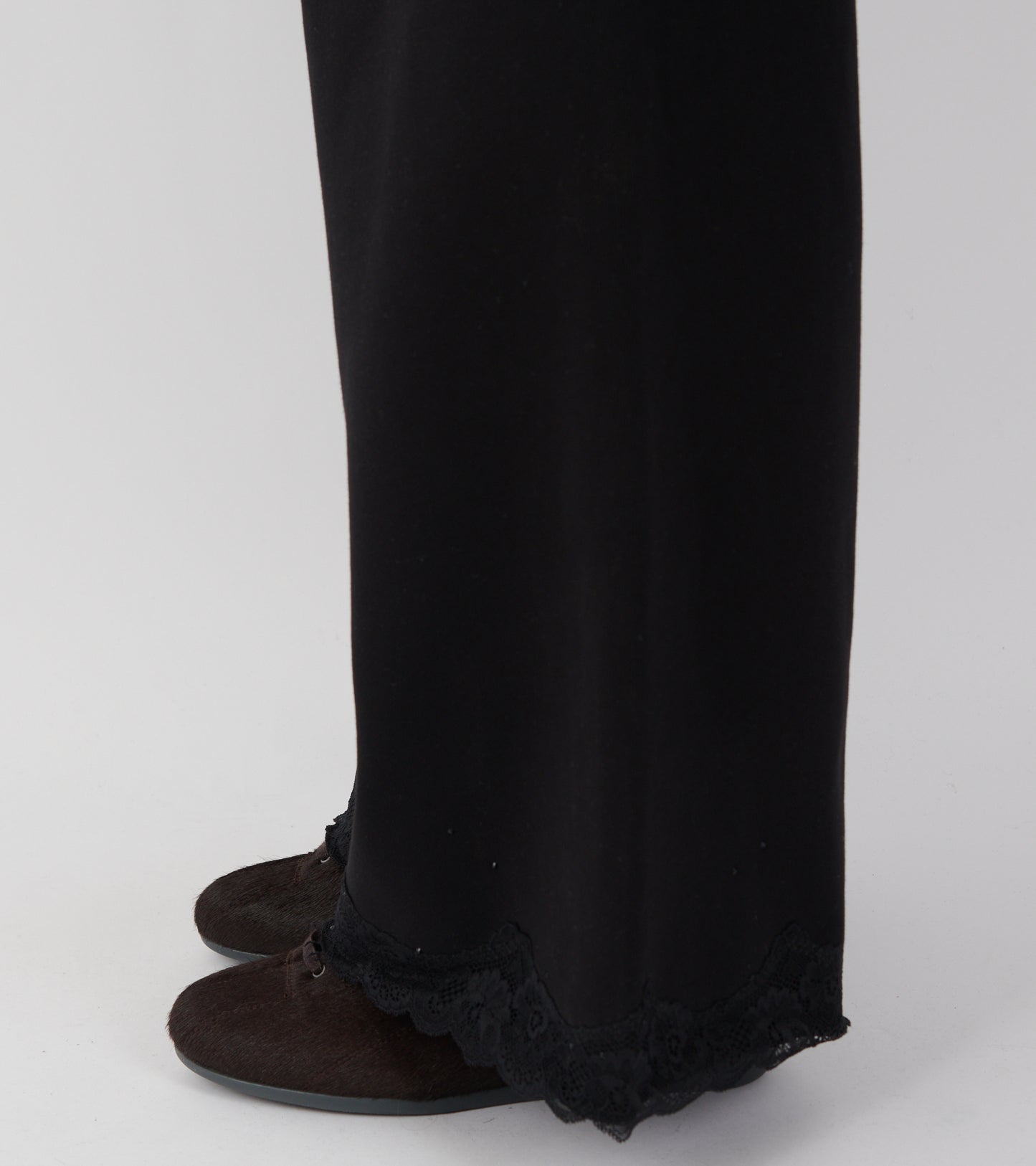 Lace Sweatpants Black
