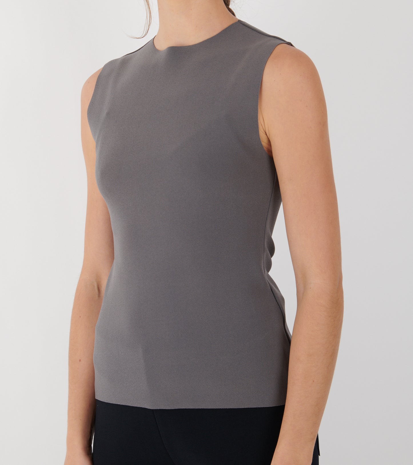 Lay2 Drape Top Silver