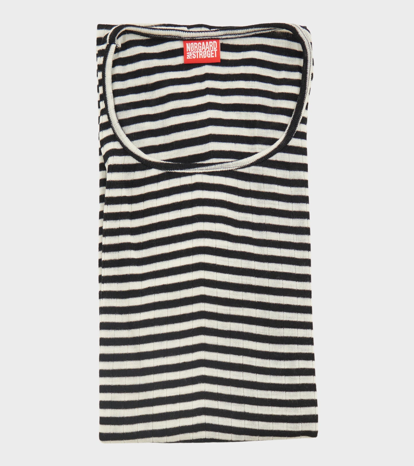 101 Wool Rib Black/Ecru