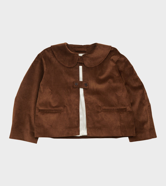 Cotton 8 Wale Cord Ellie Jacket Tan