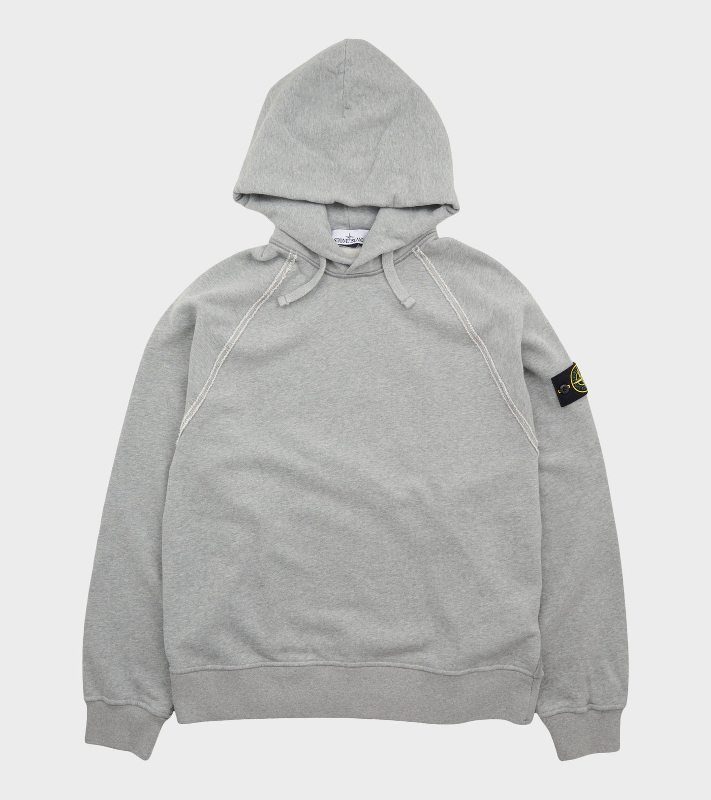 External Seams Hoodie Light Grey