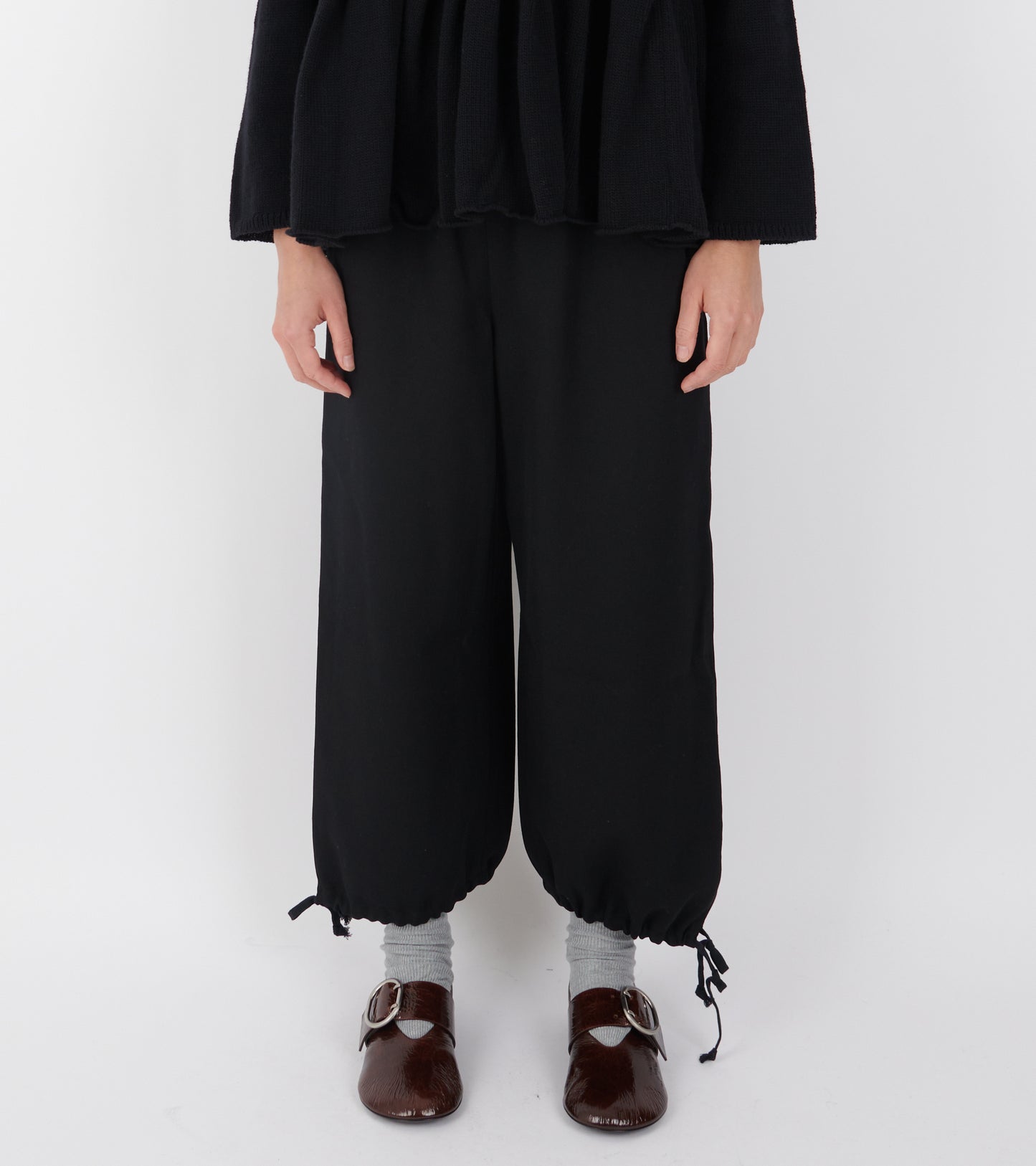 Drawstring Pants Black
