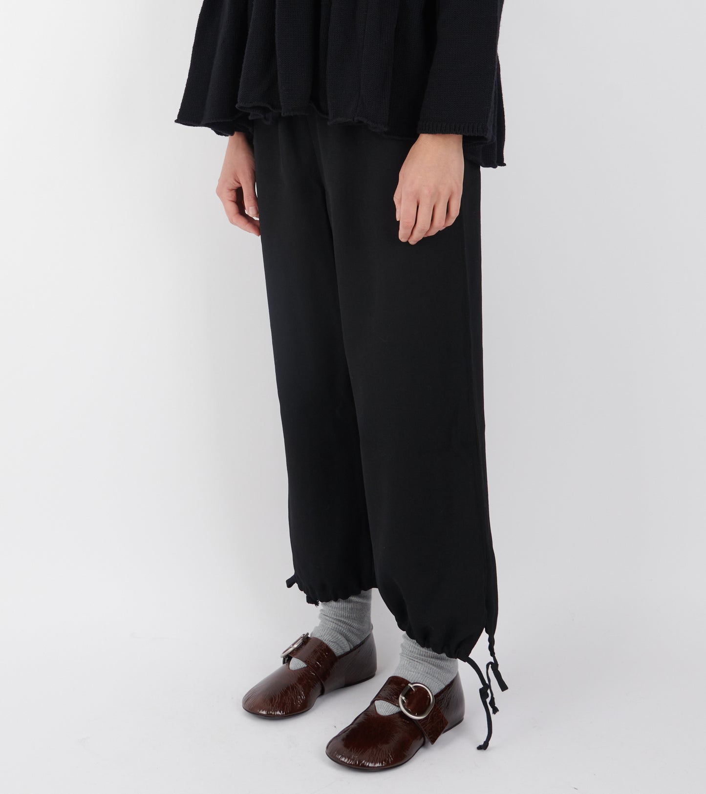 Drawstring Pants Black