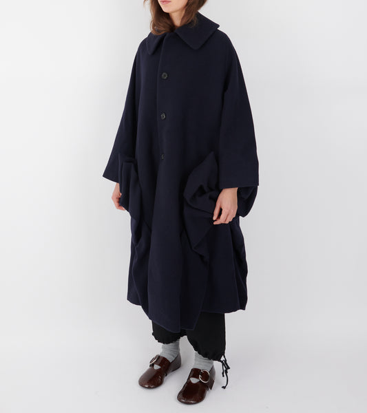 Bow Coat Navy