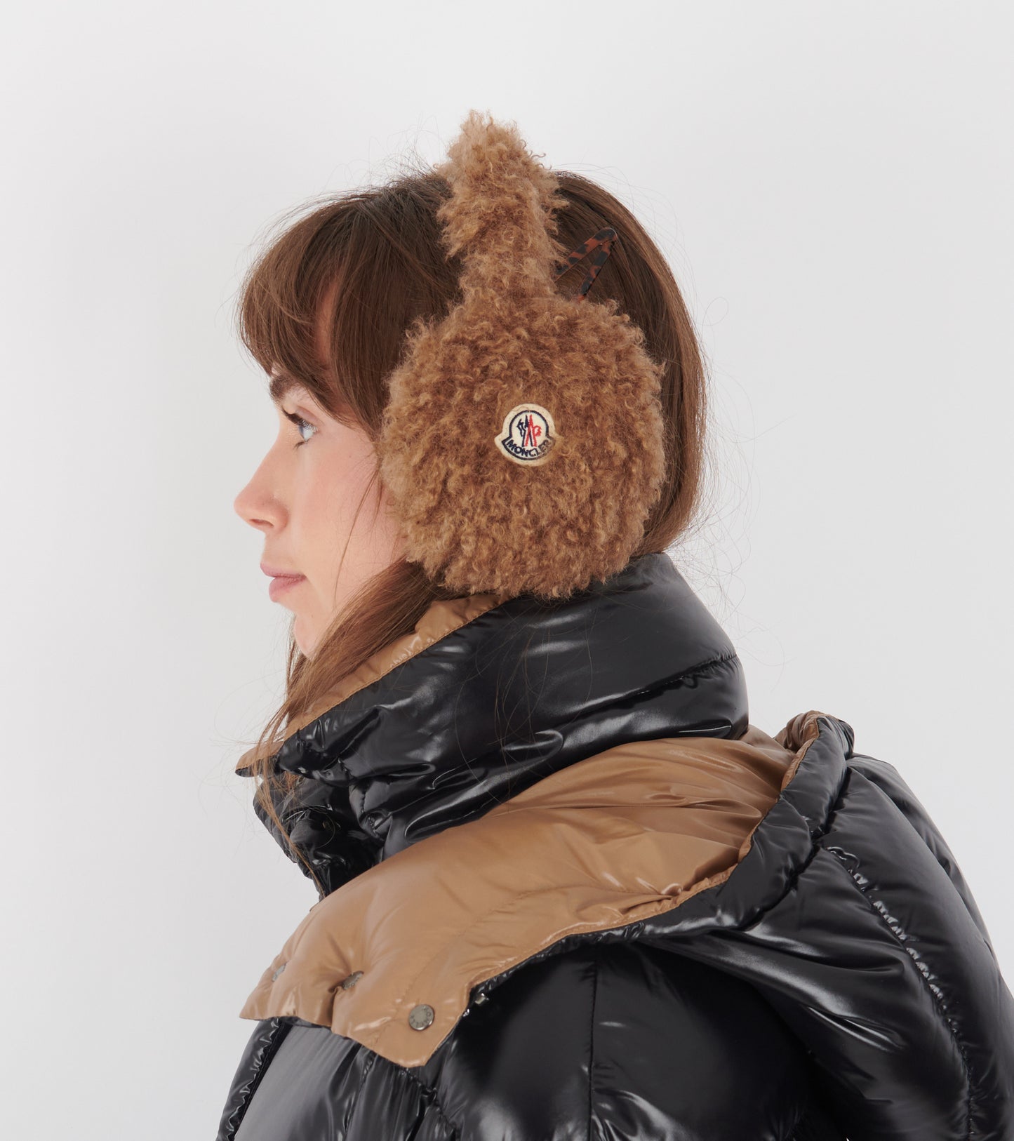 Padded Teddy Ear Muffs Brown
