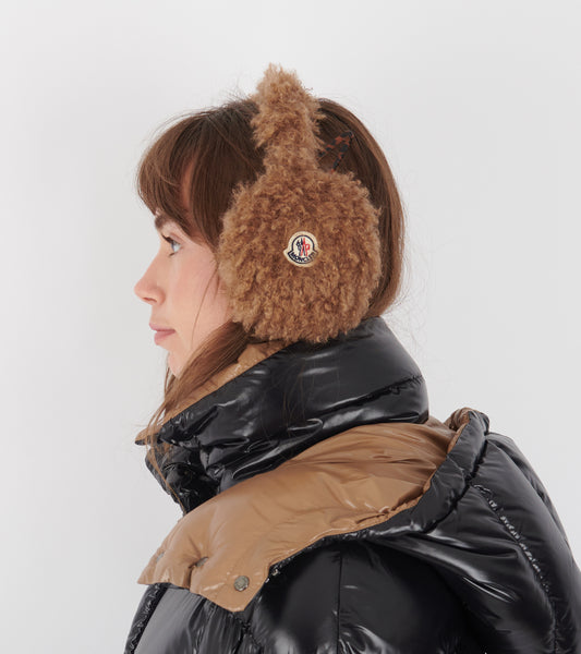 Padded Teddy Ear Muffs Brown