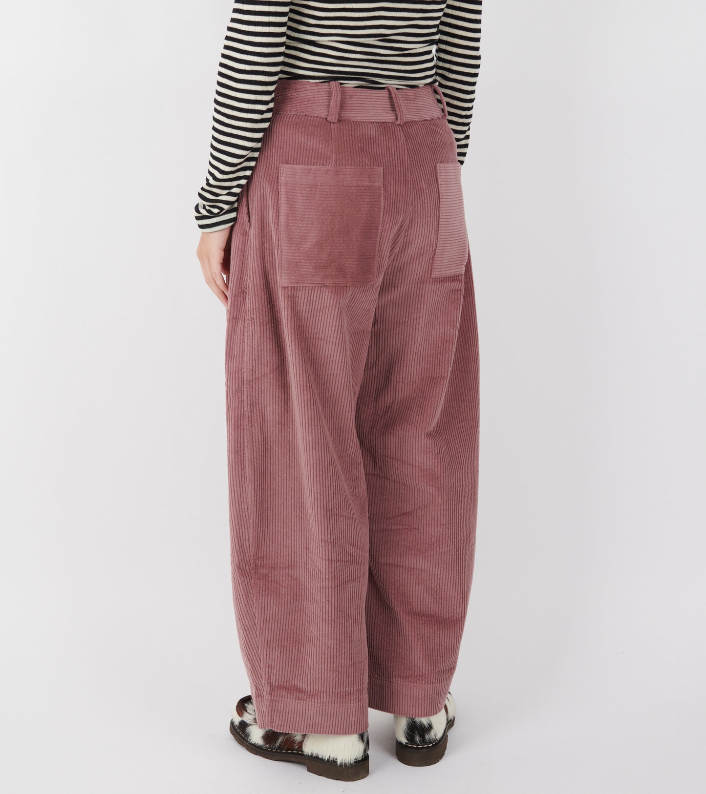 Japanese Cotton Corduroy Robyn Trouser Thistle