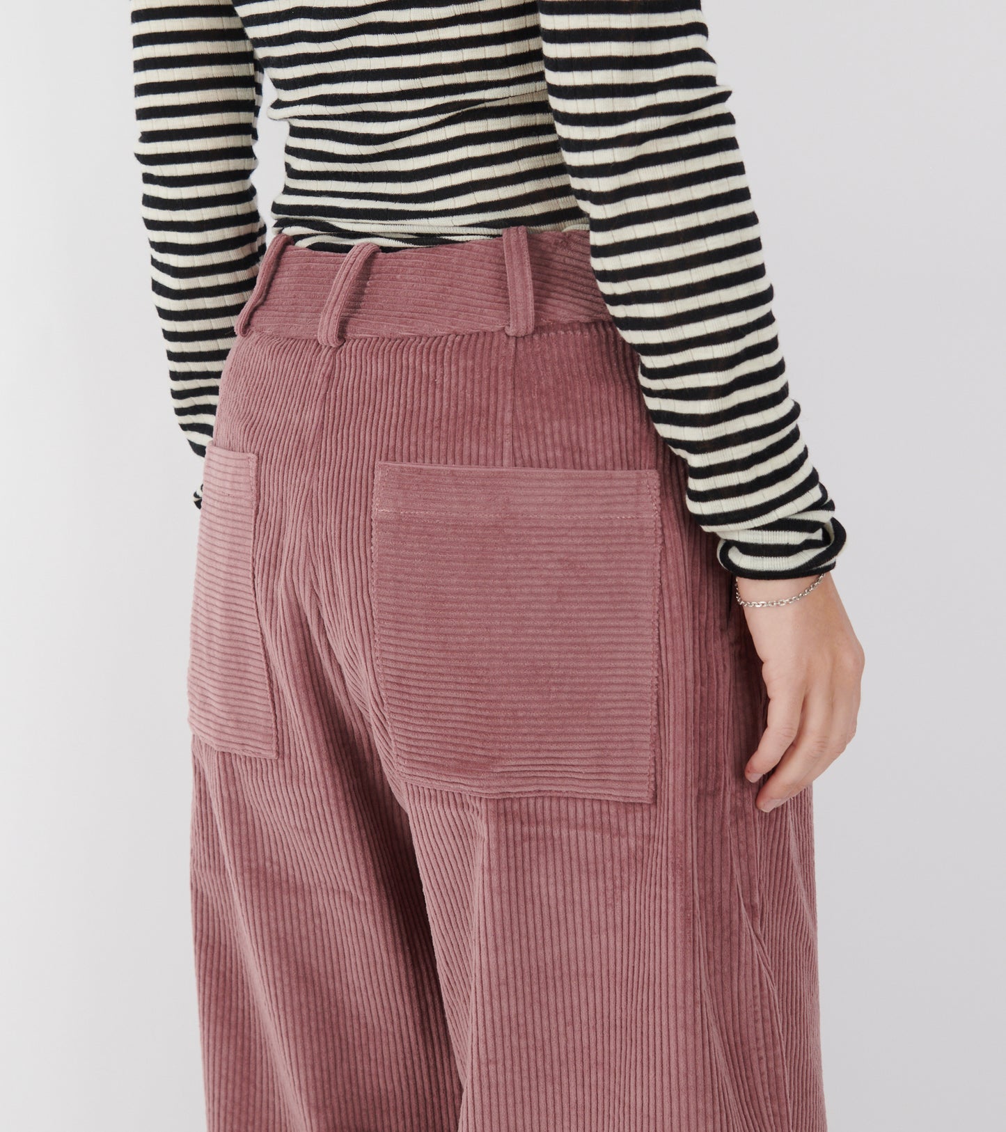 Japanese Cotton Corduroy Robyn Trouser Thistle