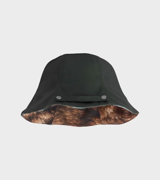 Cordura Sauna Hat Olive/Wild Dog Print