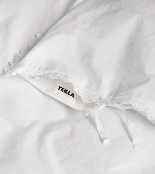 Anaïs Broderie Anglaise Percale Duvet 140x200 Broken White