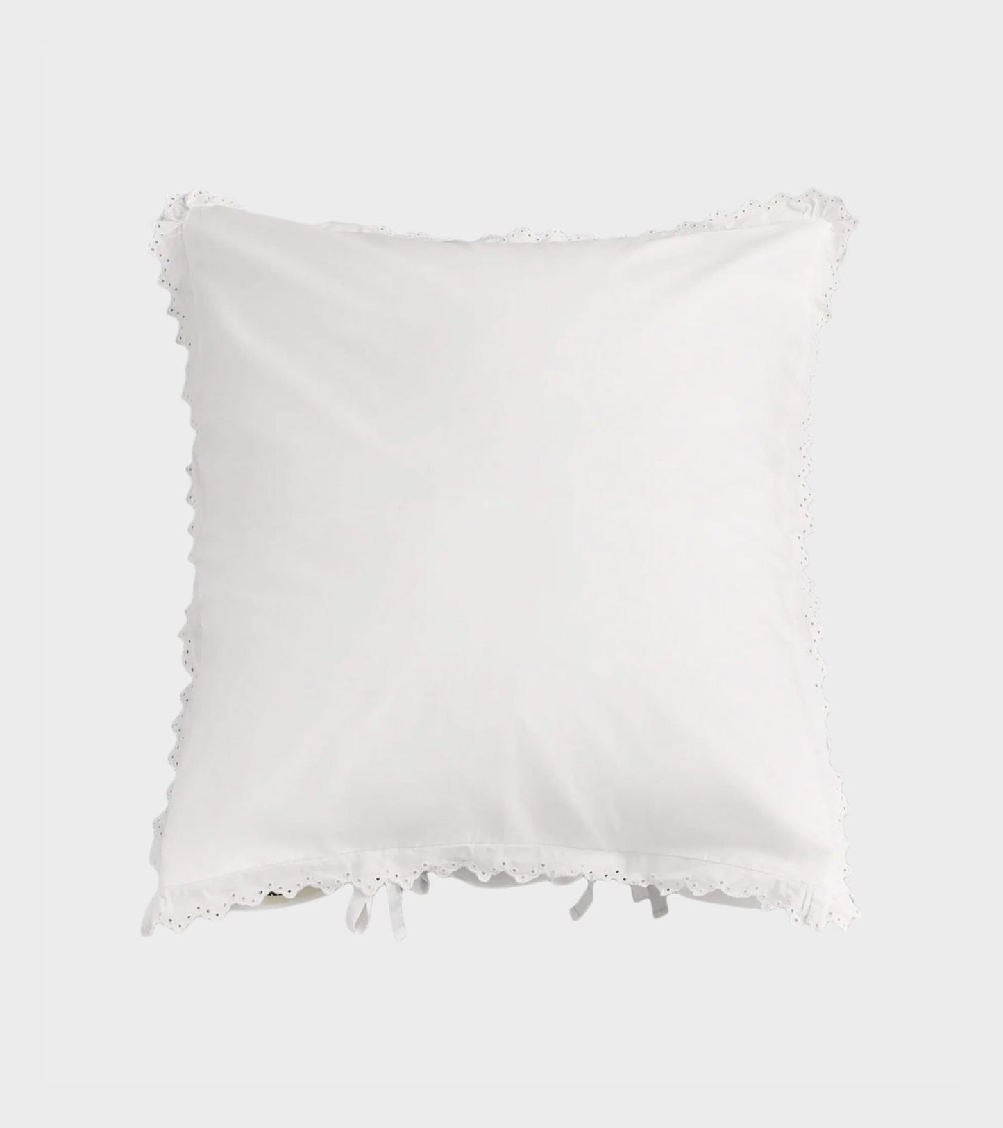 Anaïs Broderie Anglaise Percale Pillow 60x63 Broken White