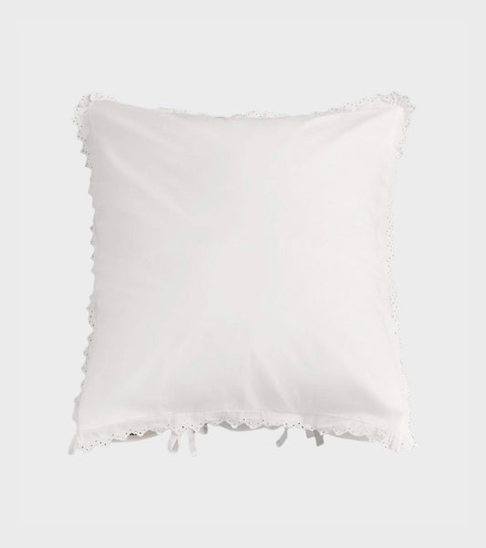 Anaïs Broderie Anglaise Percale Pillow 60x63 Broken White