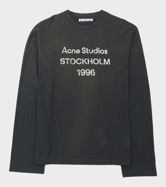 Relaxed LS Logo T-shirt Faded Black