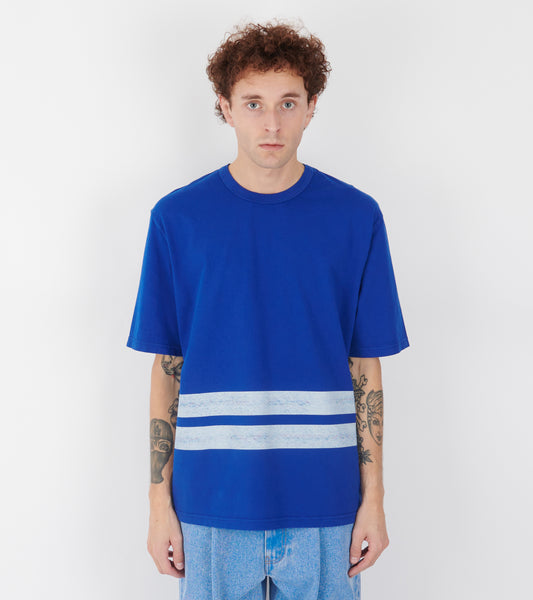 Marina Print T-shirt Blue