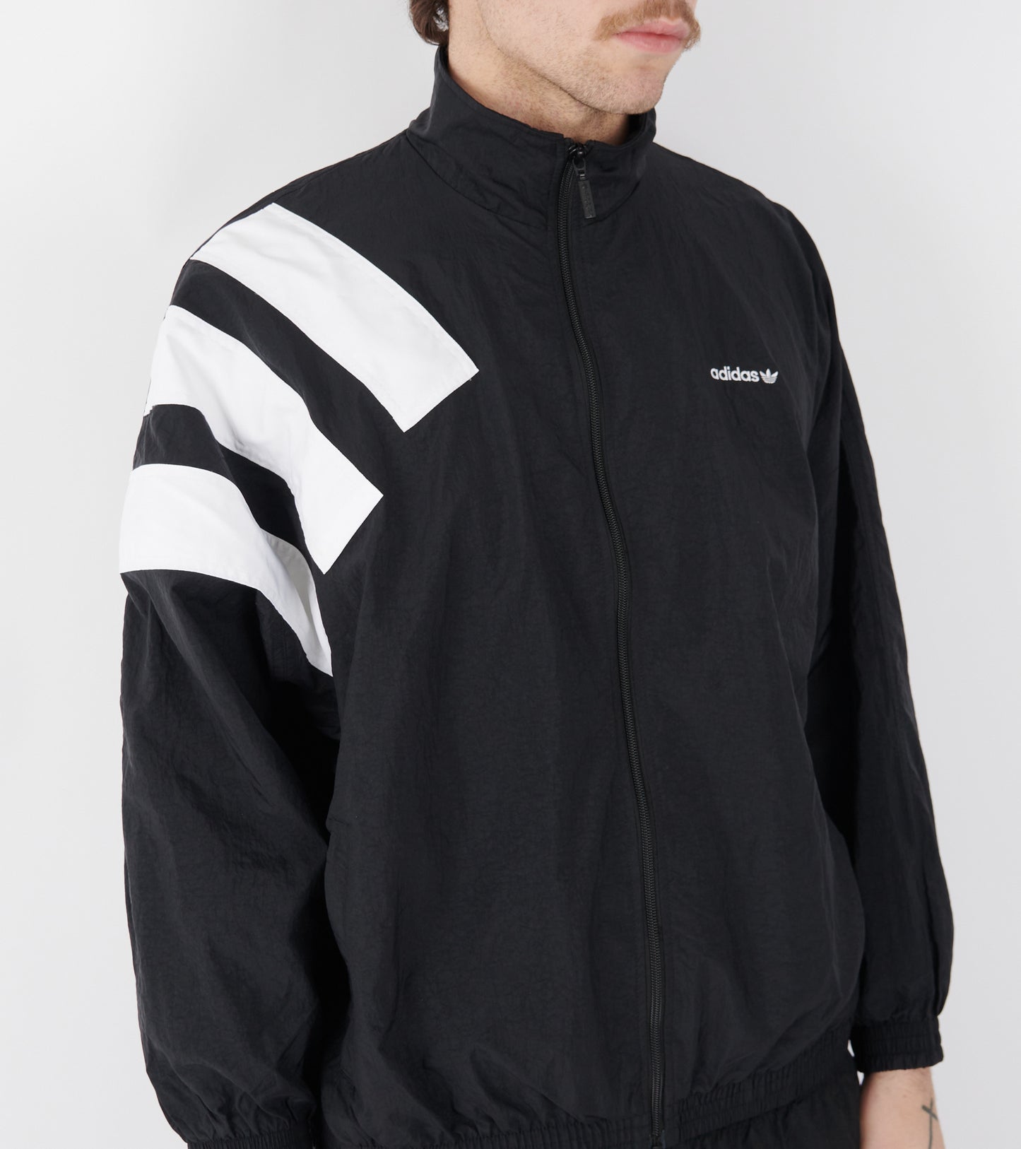 Blocking Track Top Black/White
