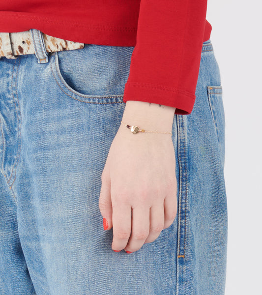 Zahia Bracelet Cream/Brown
