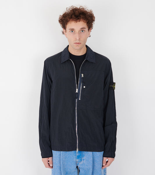 Econyl Nylon Overshirt Navy