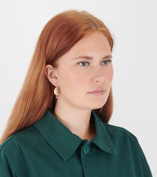 Nuro Earring Red Malachite