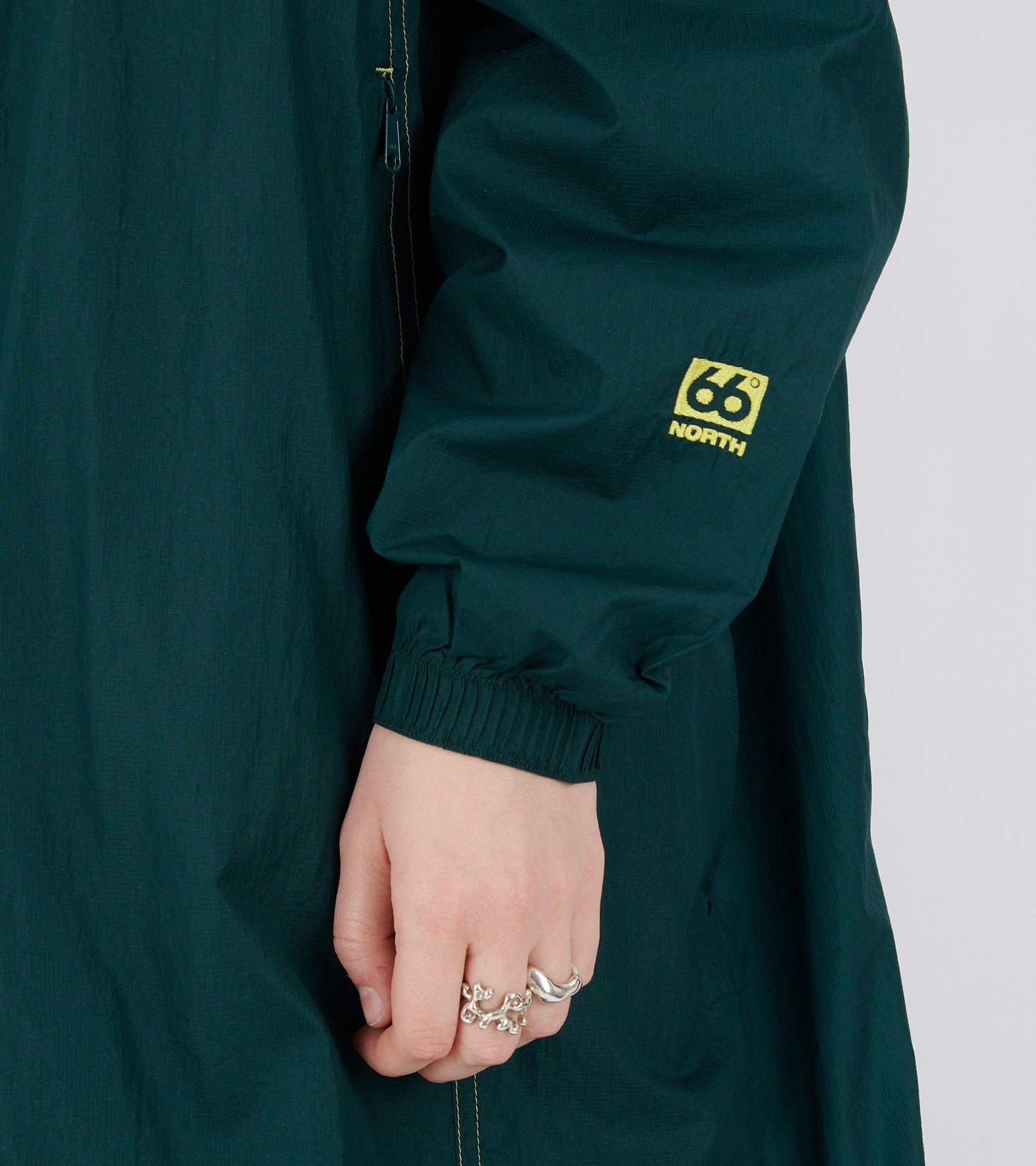 Raudasandur Coat Dark Malachite