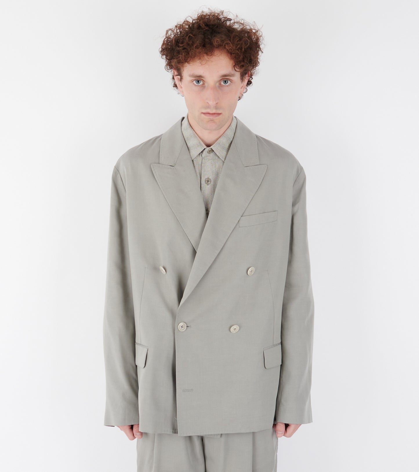 Halt Blazer Willow Grey Softlow Tencel